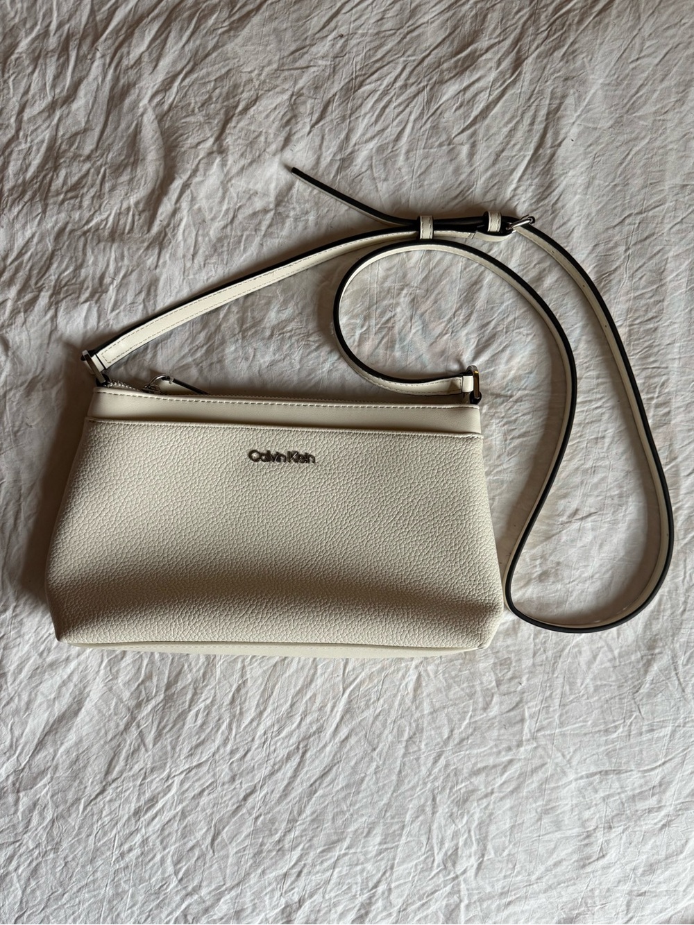 Calvin Klein Cream Crossbody Bag